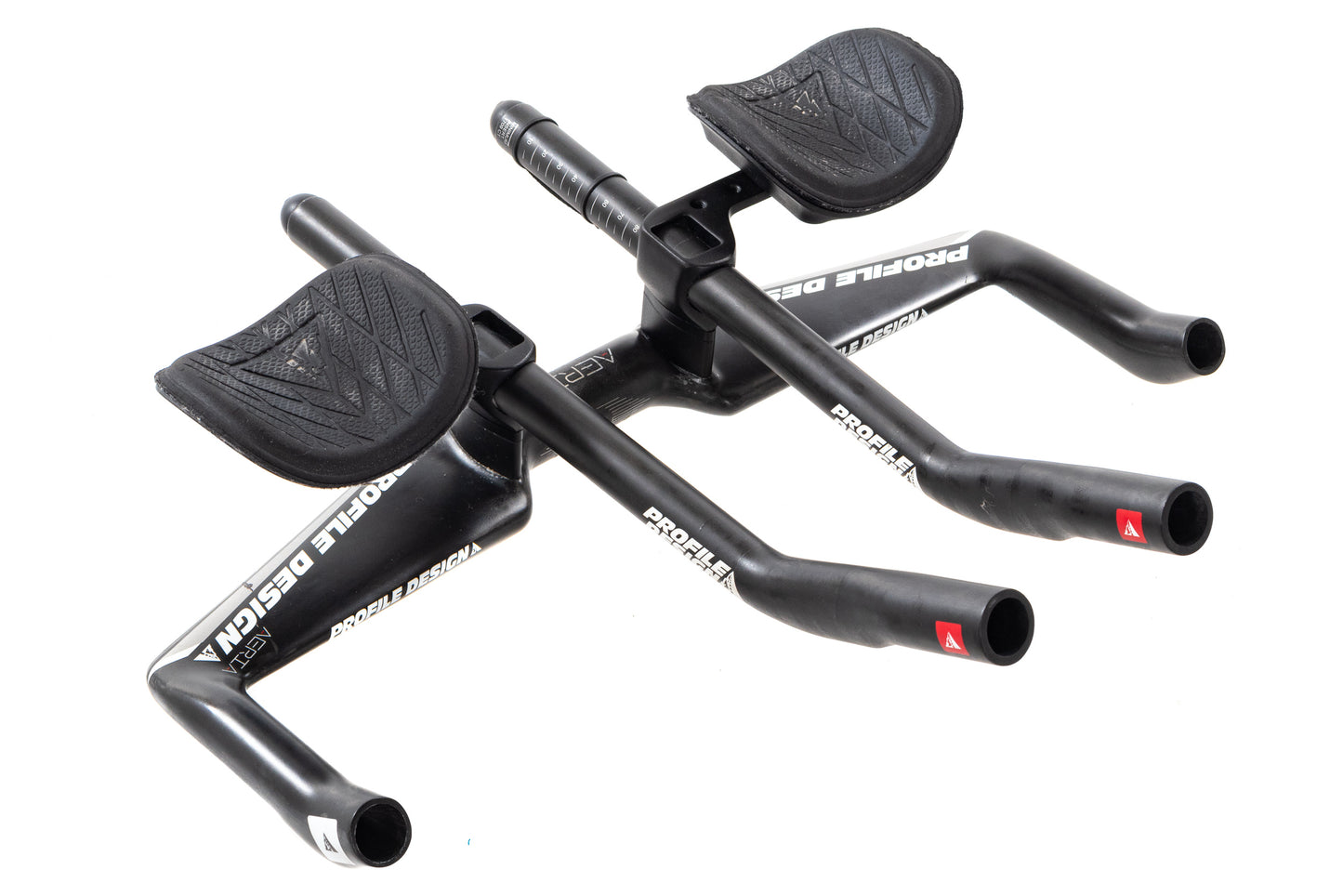 USED Profile Design Aeria Carbon Base Bar w/ Aero Extensions 31.8x420mm Time Trial/TT Triathlon Handlebar