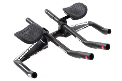 USED Profile Design Aeria Carbon Base Bar w/ Aero Extensions 31.8x420mm Time Trial/TT Triathlon Handlebar