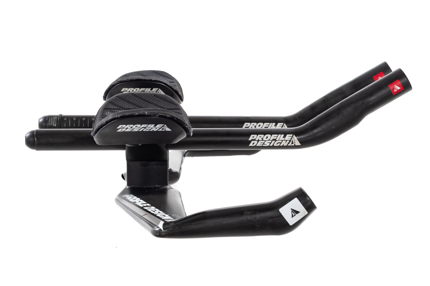 USED Profile Design Aeria Carbon Base Bar w/ Aero Extensions 31.8x420mm Time Trial/TT Triathlon Handlebar