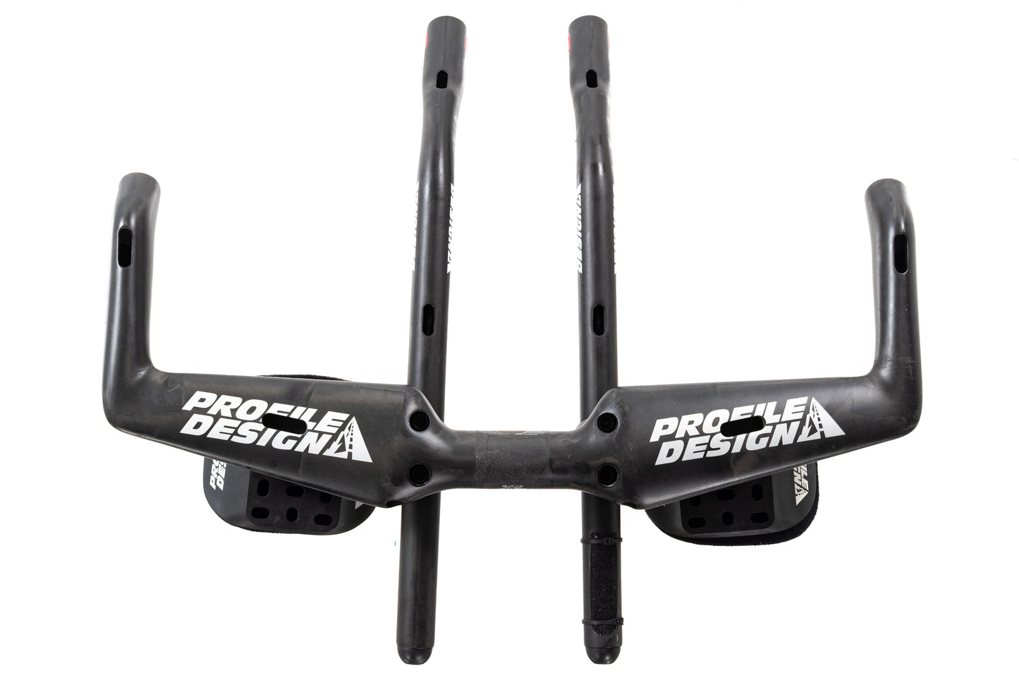USED Profile Design Aeria Carbon Base Bar w/ Aero Extensions 31.8x420mm Time Trial/TT Triathlon Handlebar