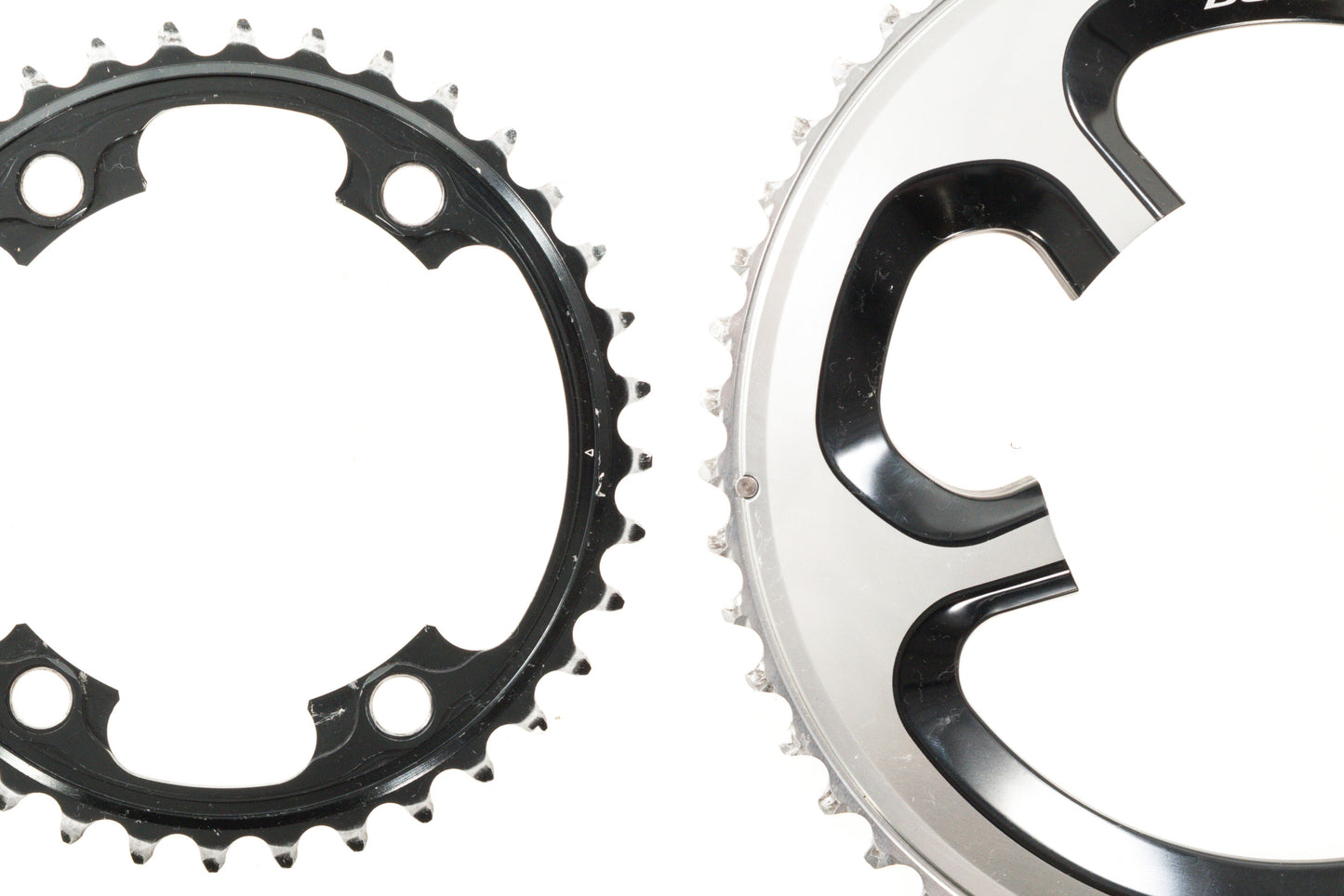 USED Shimano Dura-Ace FC-9000 52-36T 11 speed Chainring Set