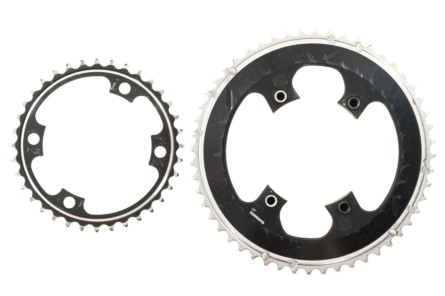 USED Shimano Dura-Ace FC-9000 52-36T 11 speed Chainring Set