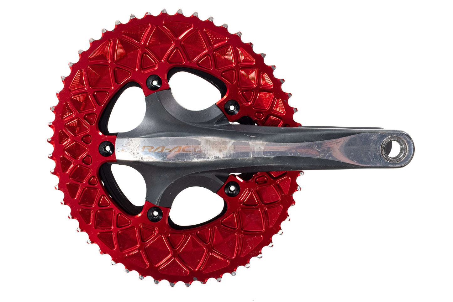USED Shimano Dura-Ace FC-7950 170mm Crankset w/ Absolute Black 52/36T Oval Chainrings Elliptical