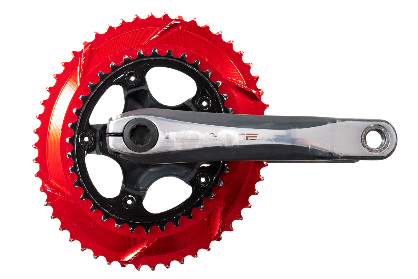 USED Shimano Dura-Ace FC-7950 170mm Crankset w/ Absolute Black 52/36T Oval Chainrings Elliptical