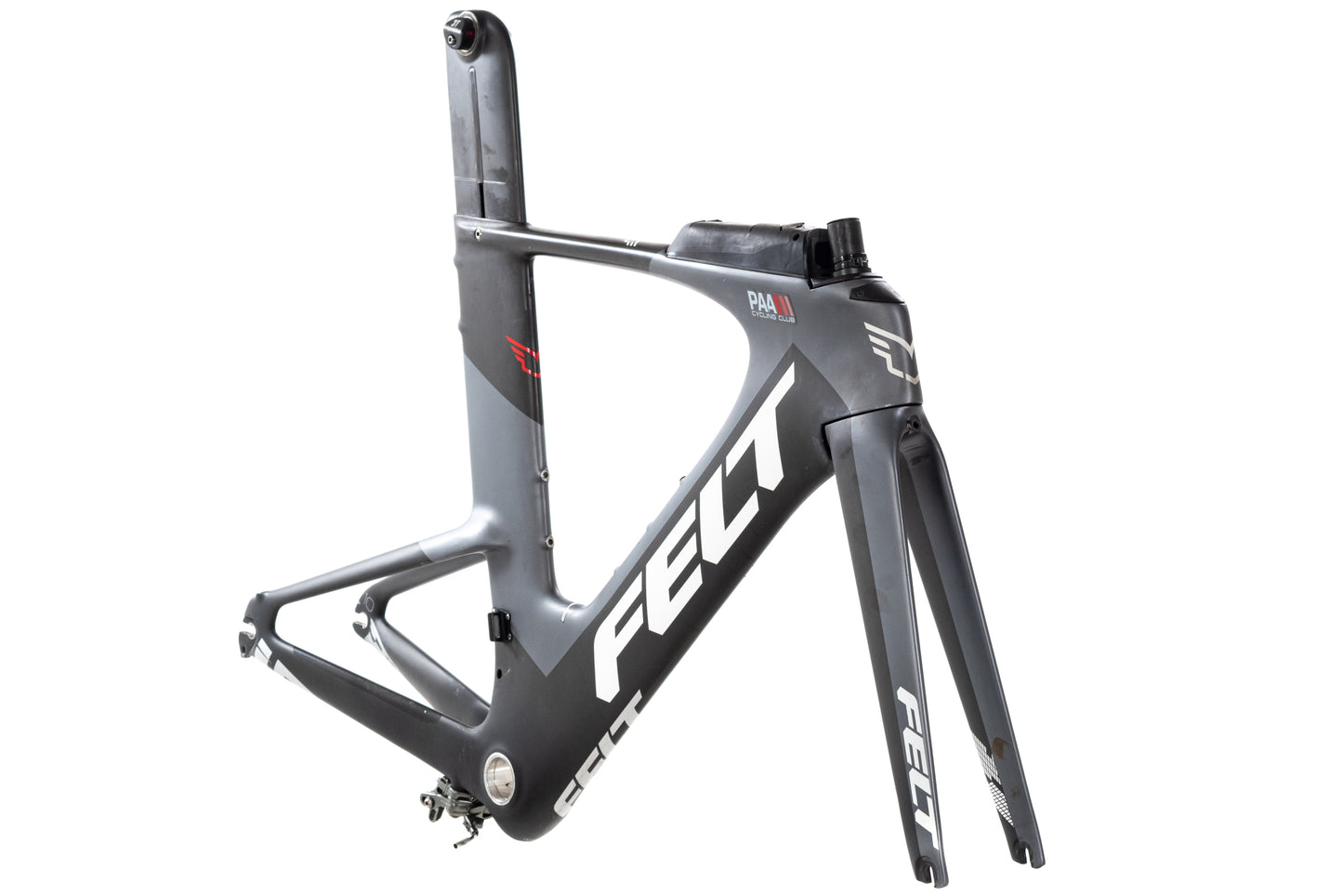 USED 2018 Felt IA 10 54cm Carbon Time Trial TT Triathlon Frame Rim Brake QR