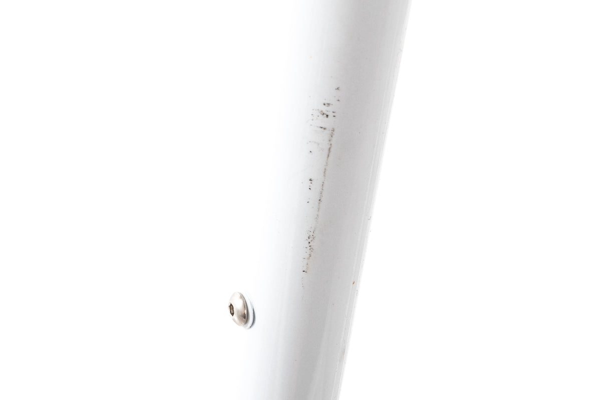 USED Seven Cycles Steel Cyclocross Frame 56cm Carbon Fork Canti-Studded White