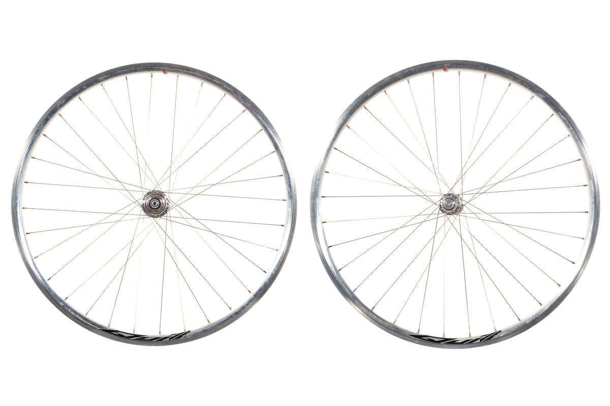 USED Velocity Quill Rims / White Industries MI5 Hubs 700C Rim Brake Road Wheelset 32H Silver XDR