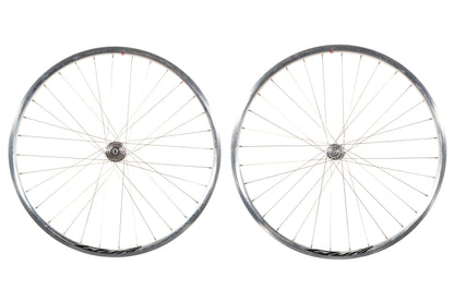 USED Velocity Quill Rims / White Industries MI5 Hubs 700C Rim Brake Road Wheelset 32H Silver XDR
