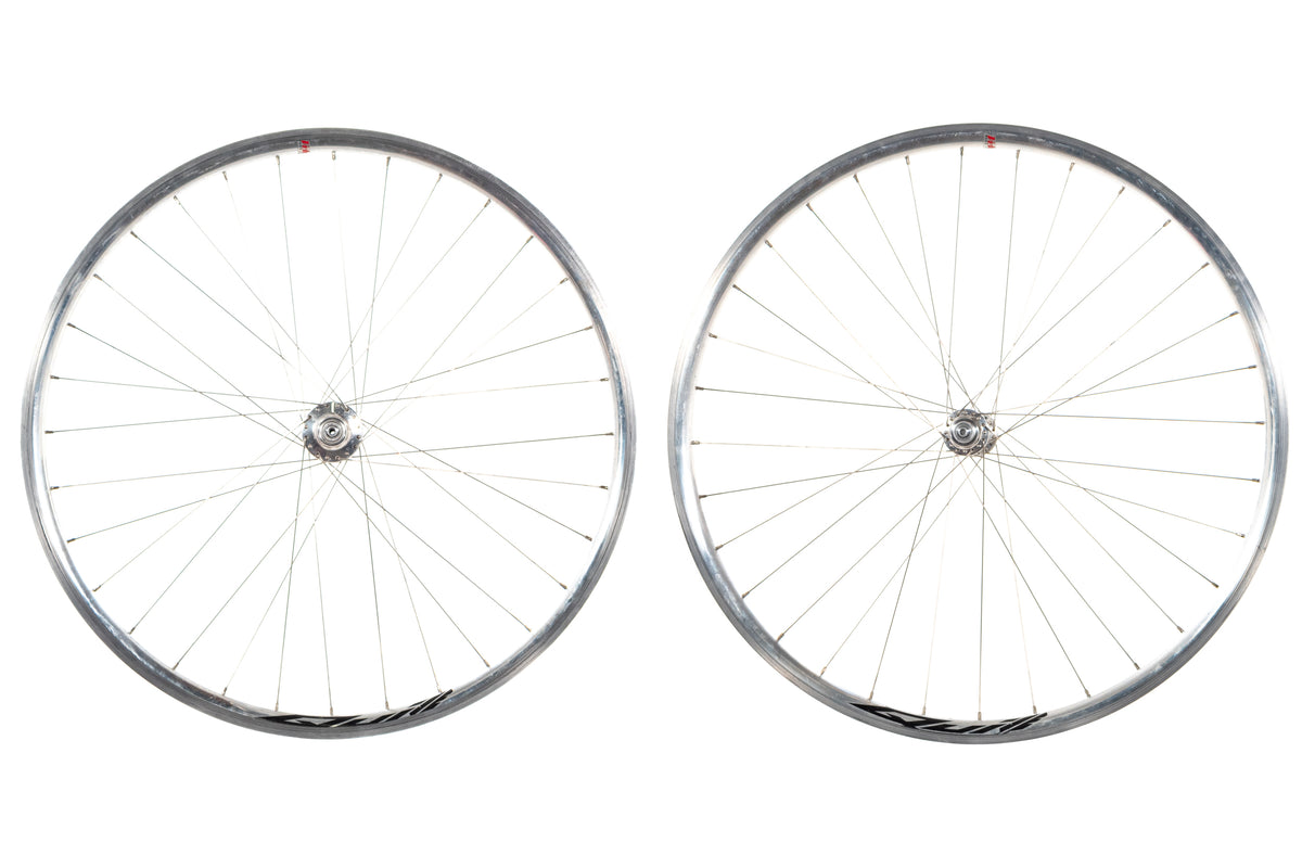 USED Velocity Quill Rims / White Industries MI5 Hubs 700C Rim Brake Road Wheelset 32H Silver XDR