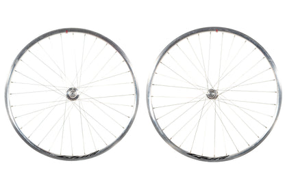 USED Velocity Quill Rims / White Industries MI5 Hubs 700C Rim Brake Road Wheelset 32H Silver XDR