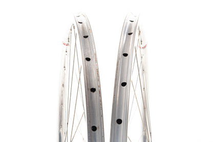 USED Velocity Quill Rims / White Industries MI5 Hubs 700C Rim Brake Road Wheelset 32H Silver XDR