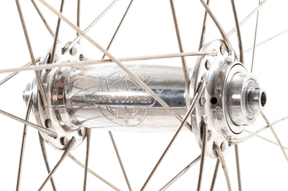 USED Velocity Quill Rims / White Industries MI5 Hubs 700C Rim Brake Road Wheelset 32H Silver XDR