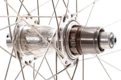 USED Velocity Quill Rims / White Industries MI5 Hubs 700C Rim Brake Road Wheelset 32H Silver XDR