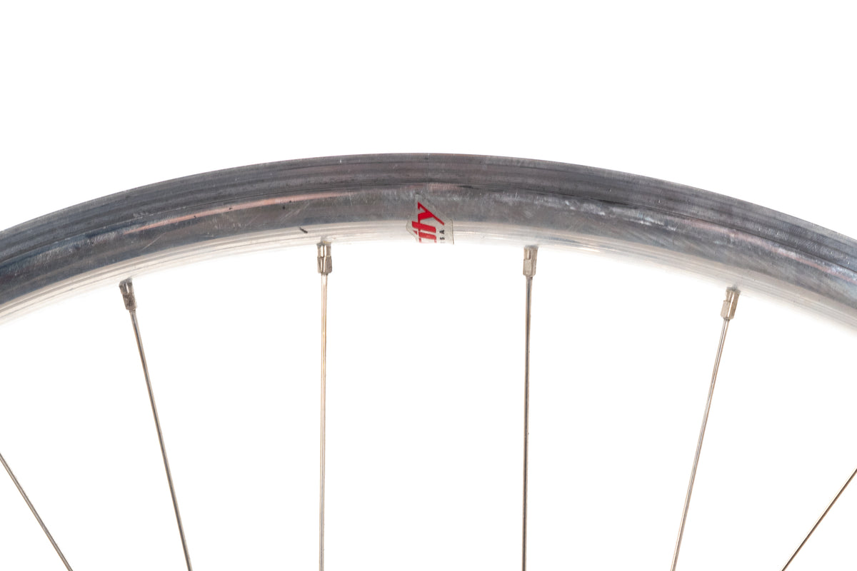 USED Velocity Quill Rims / White Industries MI5 Hubs 700C Rim Brake Road Wheelset 32H Silver XDR