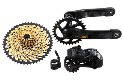 USED SRAM XX1 Eagle AXS 1x12 speed Gold Groupset 175mm 32T Carbon Crank