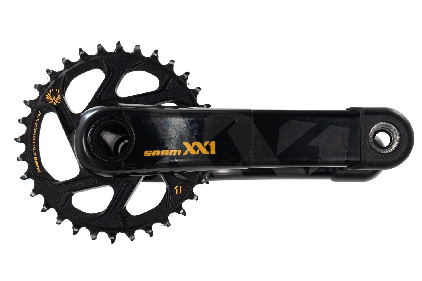USED SRAM XX1 Eagle AXS 1x12 speed Gold Groupset 175mm 32T Carbon Crank