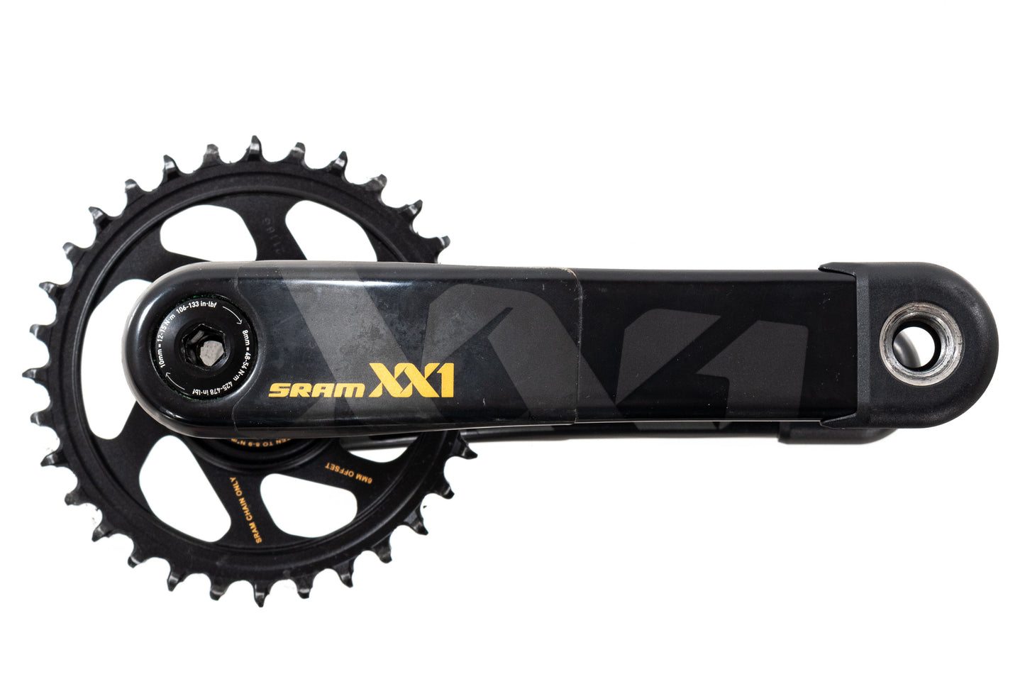 USED SRAM XX1 Eagle AXS 1x12 speed Gold Groupset 175mm 32T Carbon Crank