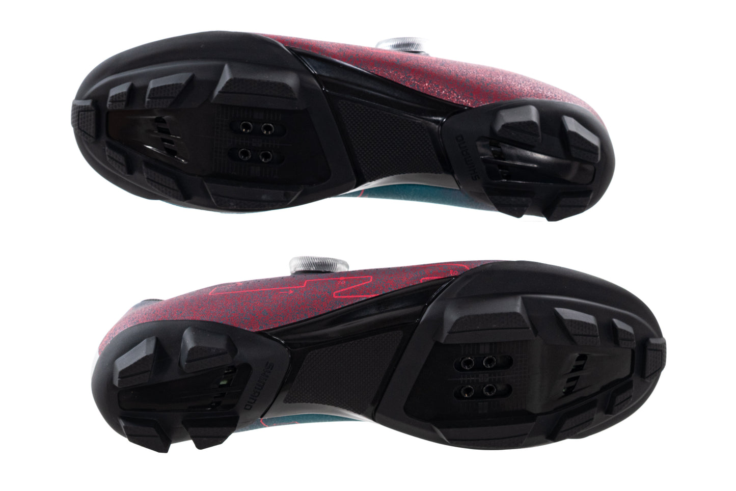 USED (open box) Shimano SH-RX6W Women's Gravel Cycling Shoe 40 EU/8 US Sunrise Blue/Pink
