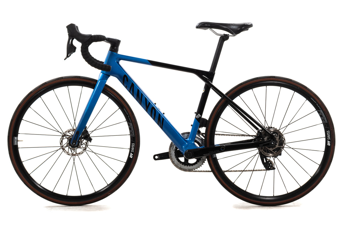 USED 2023 Canyon Ultimate CF SL 7 eTap SRAM Force AXS 2x12 speed XXS 650B Blue