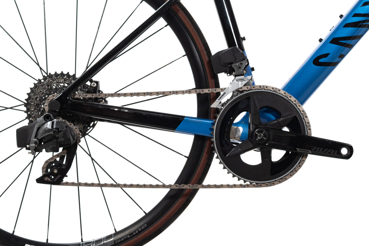 USED 2023 Canyon Ultimate CF SL 7 eTap SRAM Force AXS 2x12 speed XXS 650B Blue