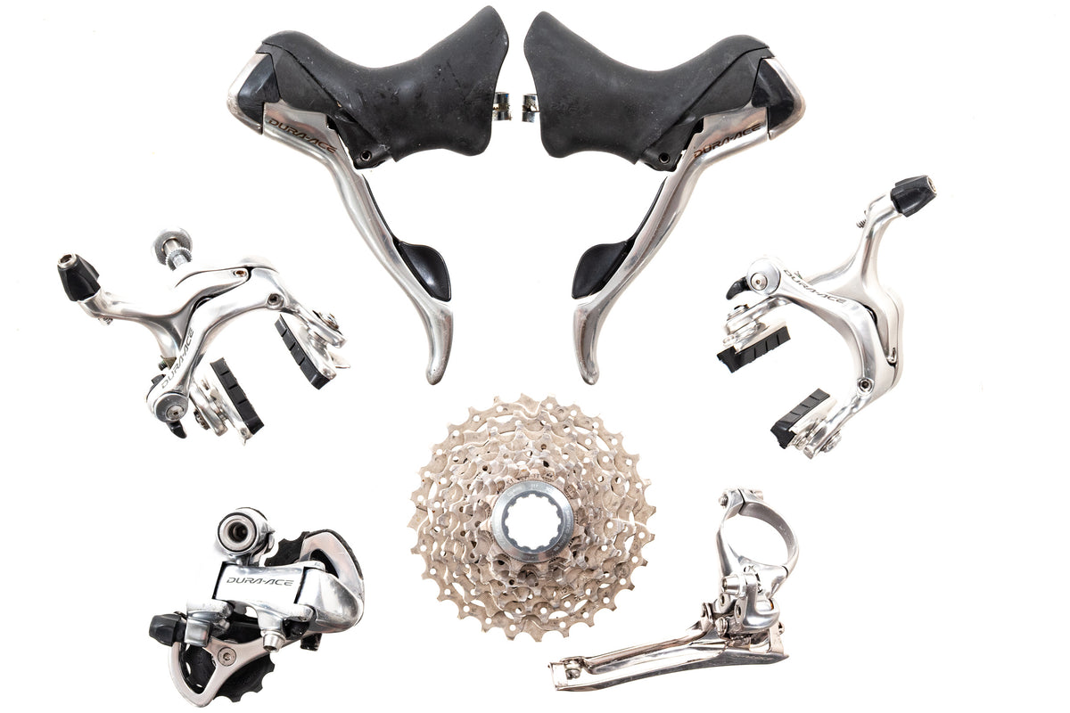 USED Shimano Dura-Ace 7800 2x10 Speed Partial Road Groupset ST, BR, FD, RD, CS