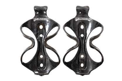 USED Arundel Mandible Carbon Bottle Cages (Pair) UD Weave Glossy Black