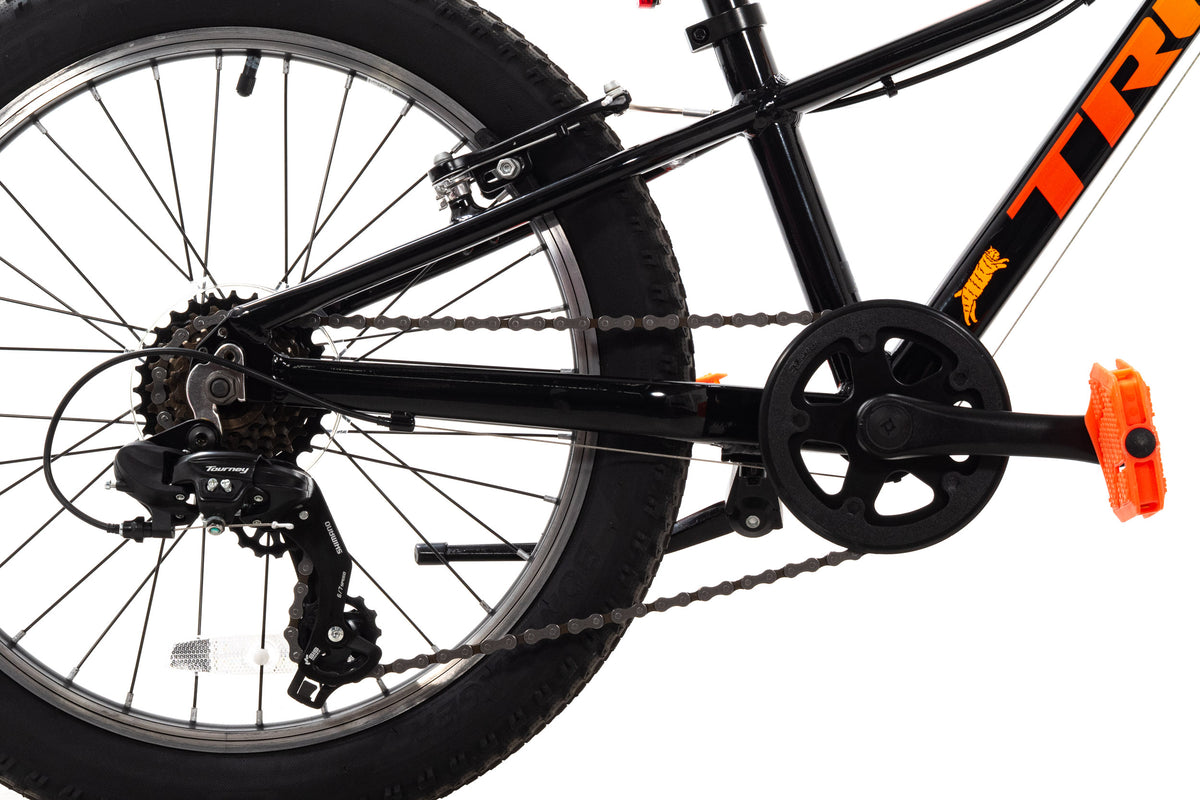 USED Trek Precaliber 20" Kid's Hardtail Mountain Bike 1x7 speed Black/Orange