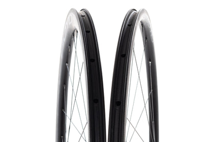 NEW out of box Boyd Carbon Wheelset 700C w/ White T11 Industries HG 11 speed Quick Release Rim Brake