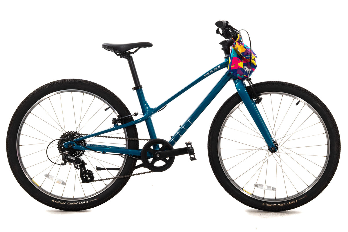 USED Specialized Jett Kids Hybrid Alloy 24" 1x8 Speed Kickstand Rim Brake