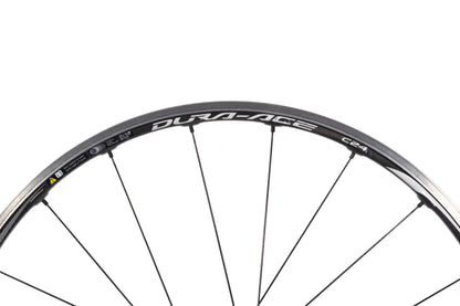 USED Shimano Dura-Ace C24 WH-9000 700C Rear Road Wheel Carbon/Alloy HG 11 speed Rim Brake QR