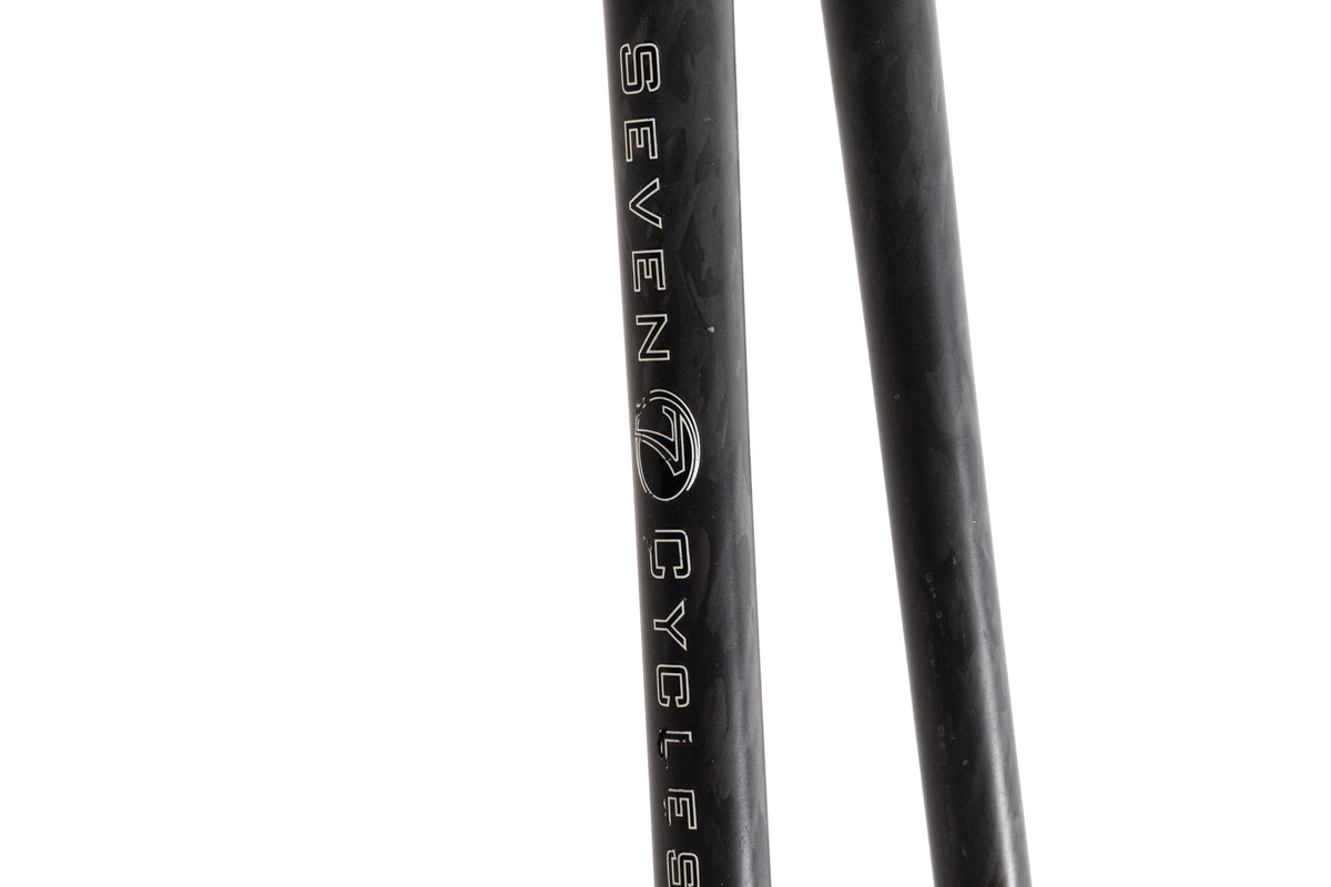 USED Seven Cycles / Wound Up 700C Carbon Road Fork Rim Brake 1-1/8" Steerer QR