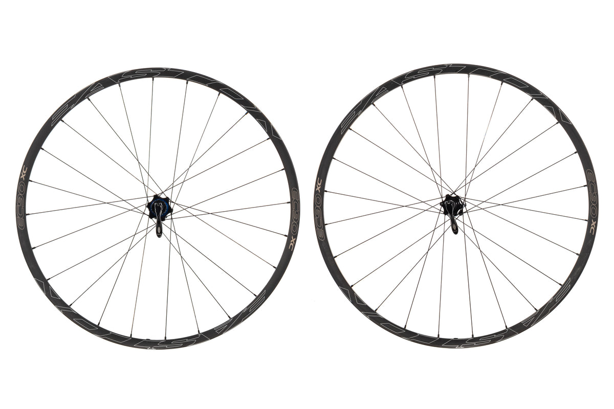 USED Easton EC90 XC 700C Carbon Wheelset 6-Bolt Disc Quick Release Shimano HG 10 speed Freehub