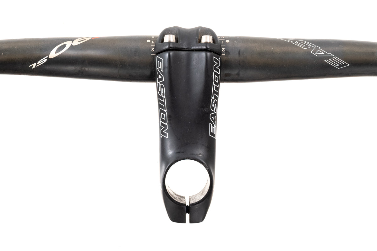 USED Easton EC90 SL 31.8x 640mm Carbon Riser Handlebar w/ 80mmStem