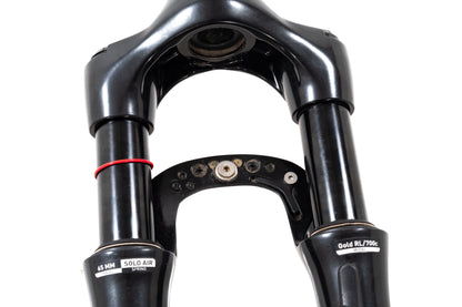 USED Rock Shox Gold RL 700C 65mm Suspension Fork Solo Air Quick Release Post Mount Disc Trekking Black