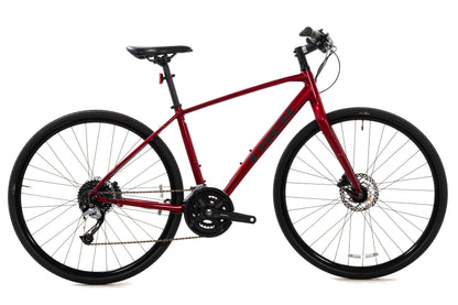 USED Trek FX 3 Medium Hybrid 2x9 Alloy Bike Red Disc Brakes