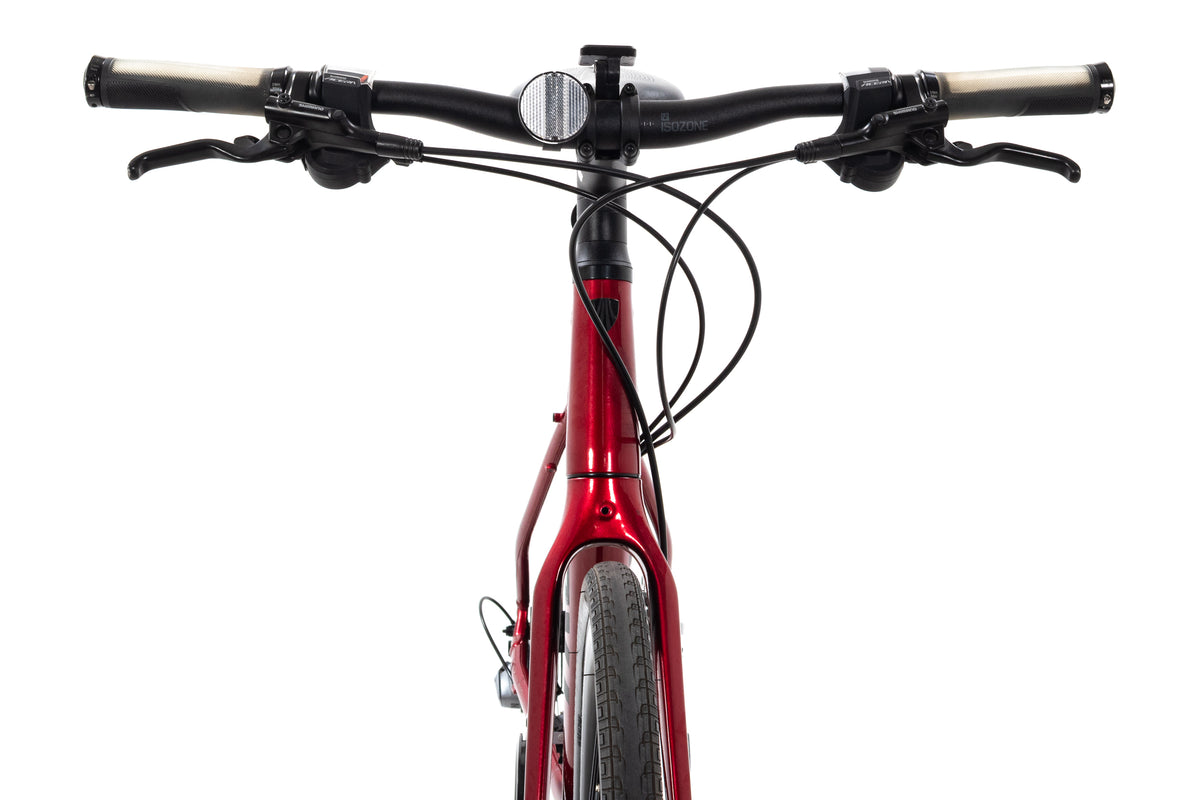 USED Trek FX 3 Medium Hybrid 2x9 Alloy Bike Red Disc Brakes