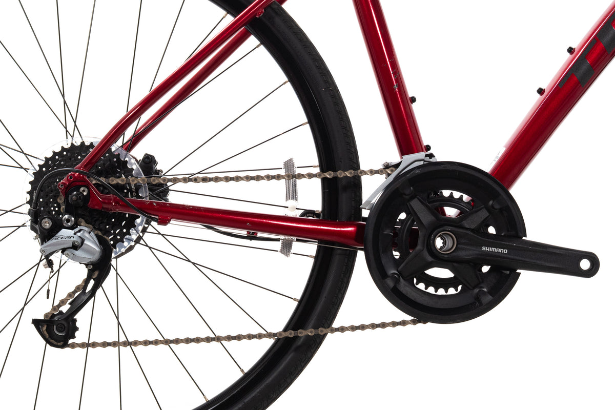 USED Trek FX 3 Medium Hybrid 2x9 Alloy Bike Red Disc Brakes