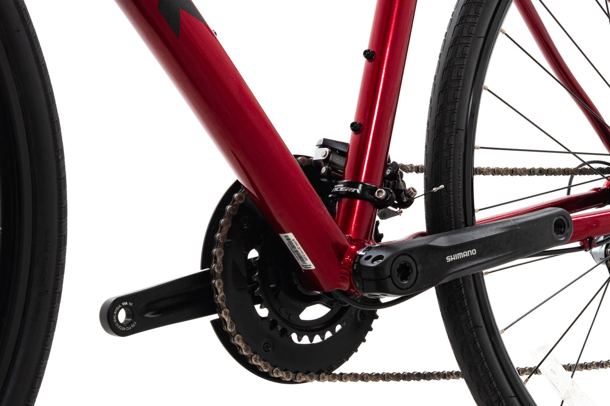 USED Trek FX 3 Medium Hybrid 2x9 Alloy Bike Red Disc Brakes