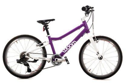 USED Woom 4 Kids Bike 20" 1x8 Speed Twist Shift Rim Brake