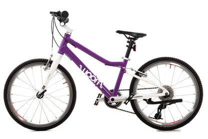 USED Woom 4 Kids Bike 20" 1x8 Speed Twist Shift Rim Brake