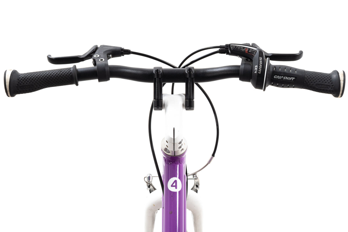 USED Woom 4 Kids Bike 20" 1x8 Speed Twist Shift Rim Brake