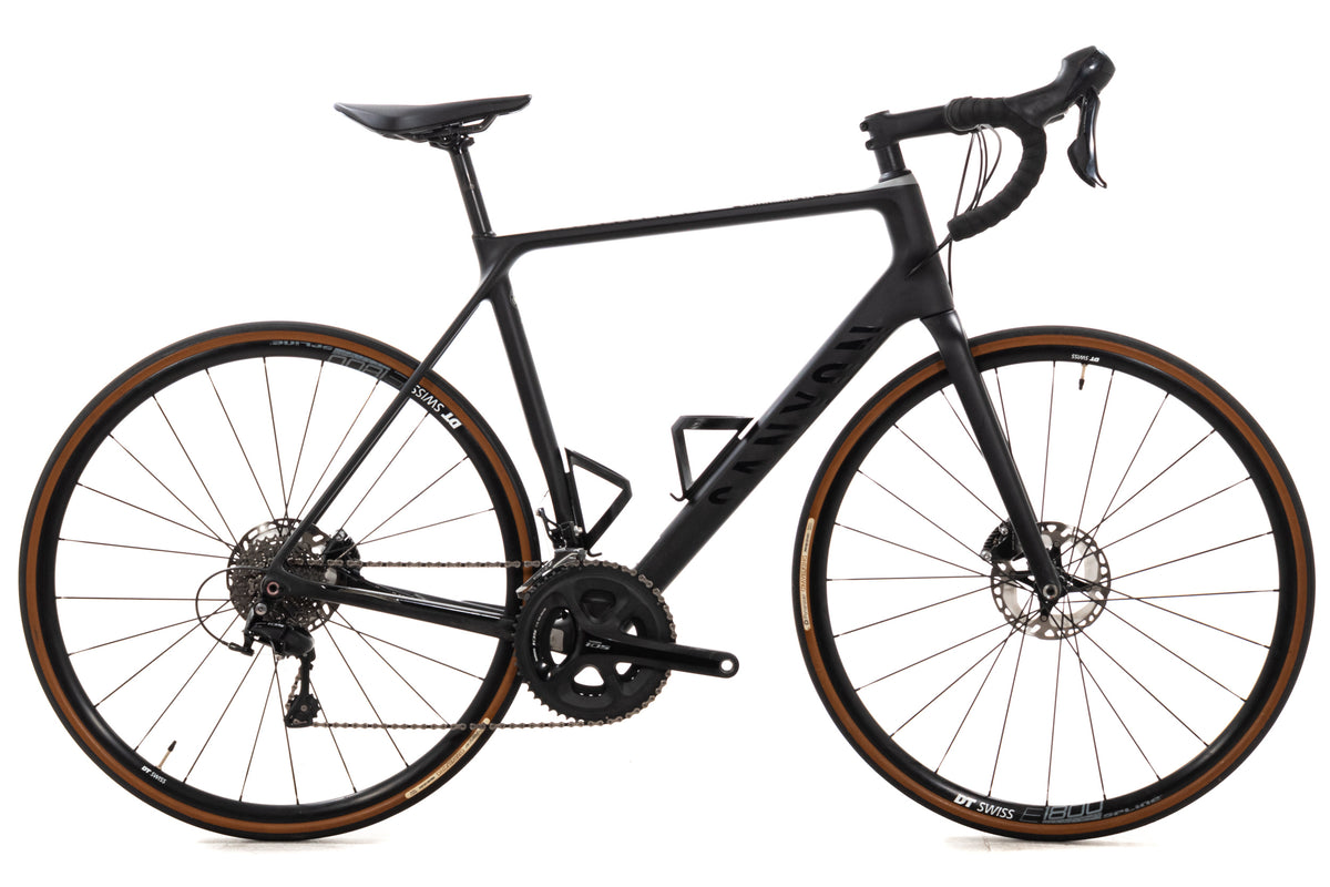 USED 2017 Canyon Endurace CF SL Large Carbon Disc Road Bike Shimano 105 2x11 speed Black