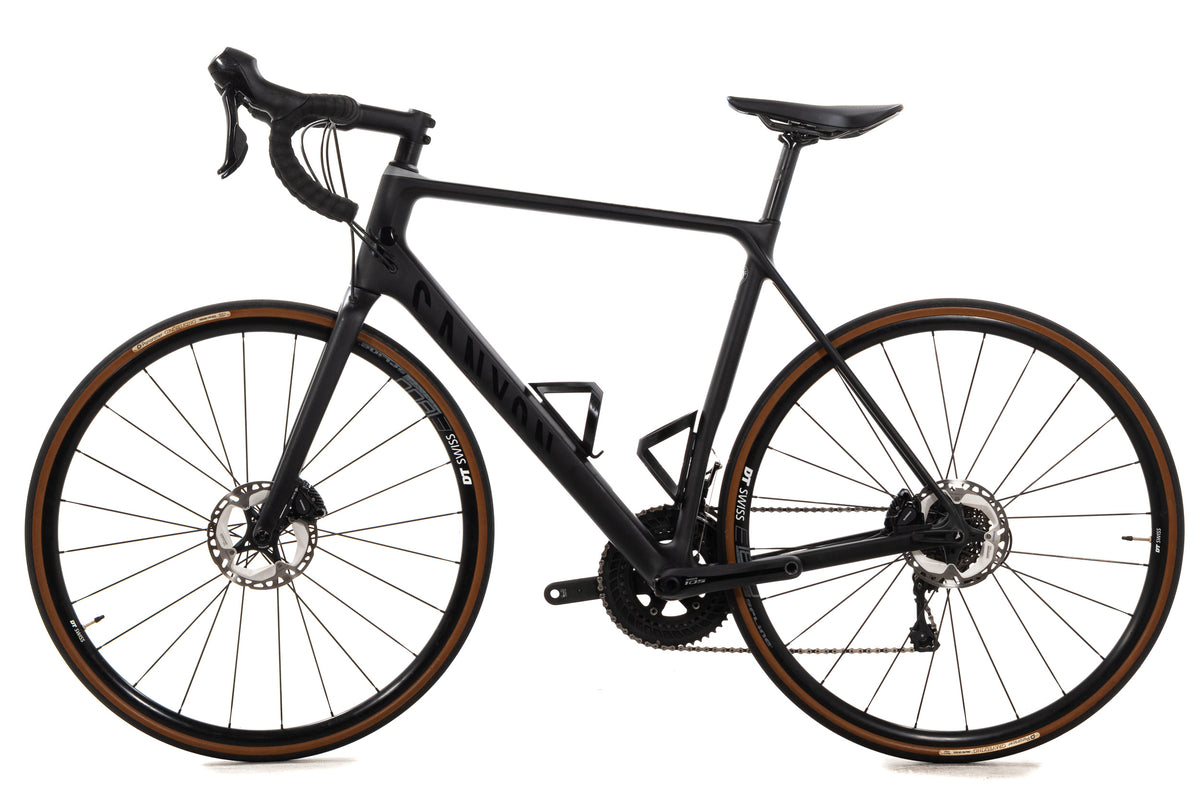 USED 2017 Canyon Endurace CF SL Large Carbon Disc Road Bike Shimano 105 2x11 speed Black