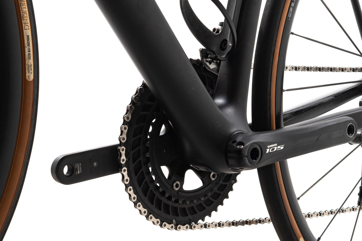 USED 2017 Canyon Endurace CF SL Large Carbon Disc Road Bike Shimano 105 2x11 speed Black