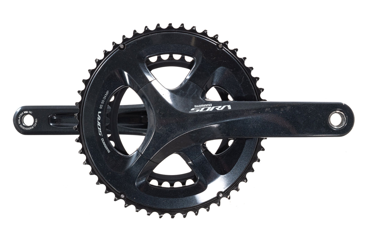 USED Shimano Sora R3000 2x9 speed Road Groupset 170mm 50/34T Crankset 11-32T Cassette