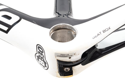 USED 2010 Cannondale SuperSix 52cm Carbon Road Frame Rim Brake Quick Release Black/White