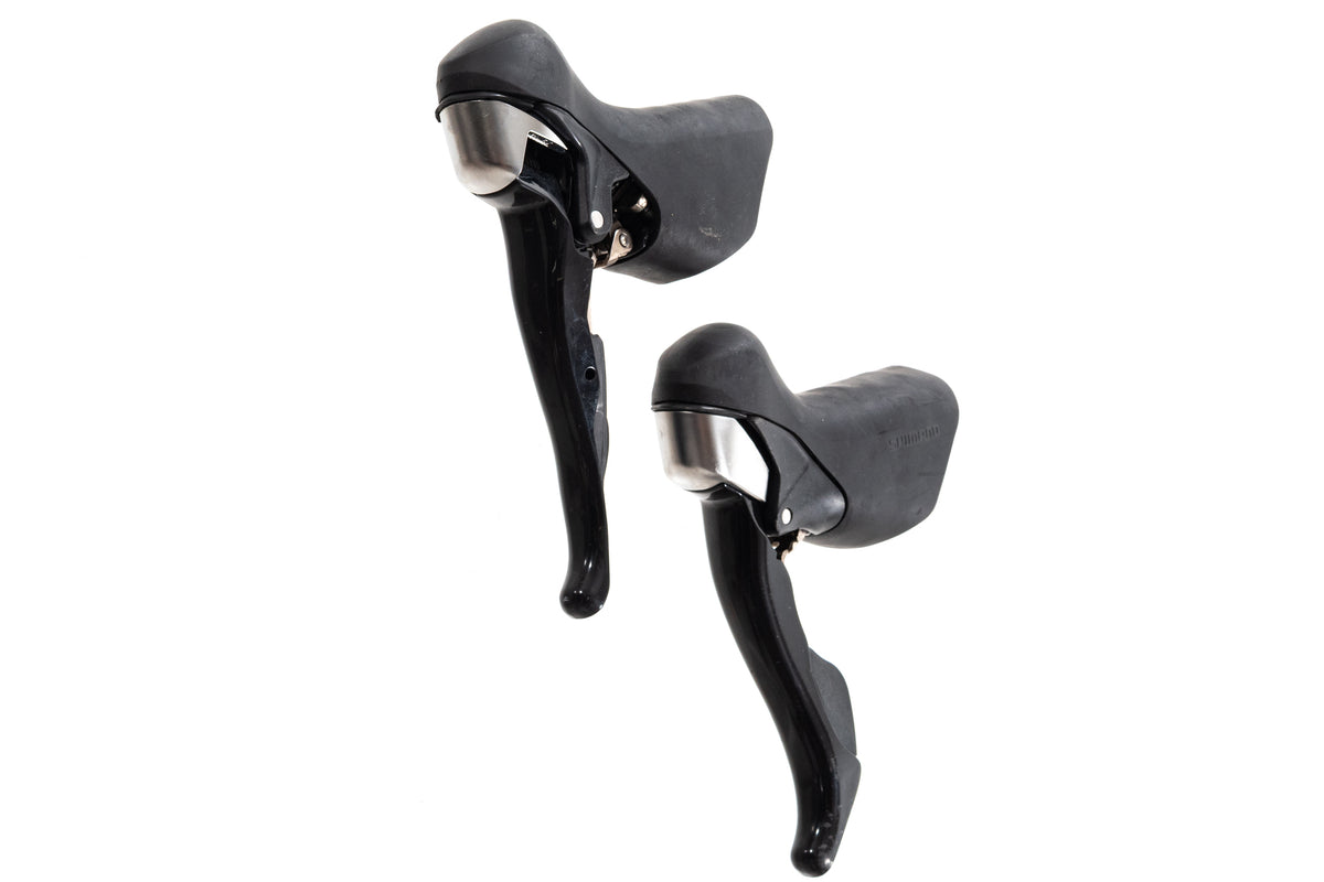 USED Shimano 105 5700 2x10 speed Partial Groupset Shifters, Derailleurs, Brakes