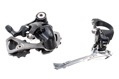 USED Shimano 105 5700 2x10 speed Partial Groupset Shifters, Derailleurs, Brakes