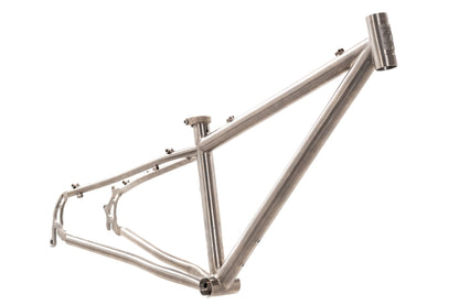 NEW (old stock) 2007 Seven Cycles XXS  Titanium Touring/Cross Disc Frame 26"/650 wheel
