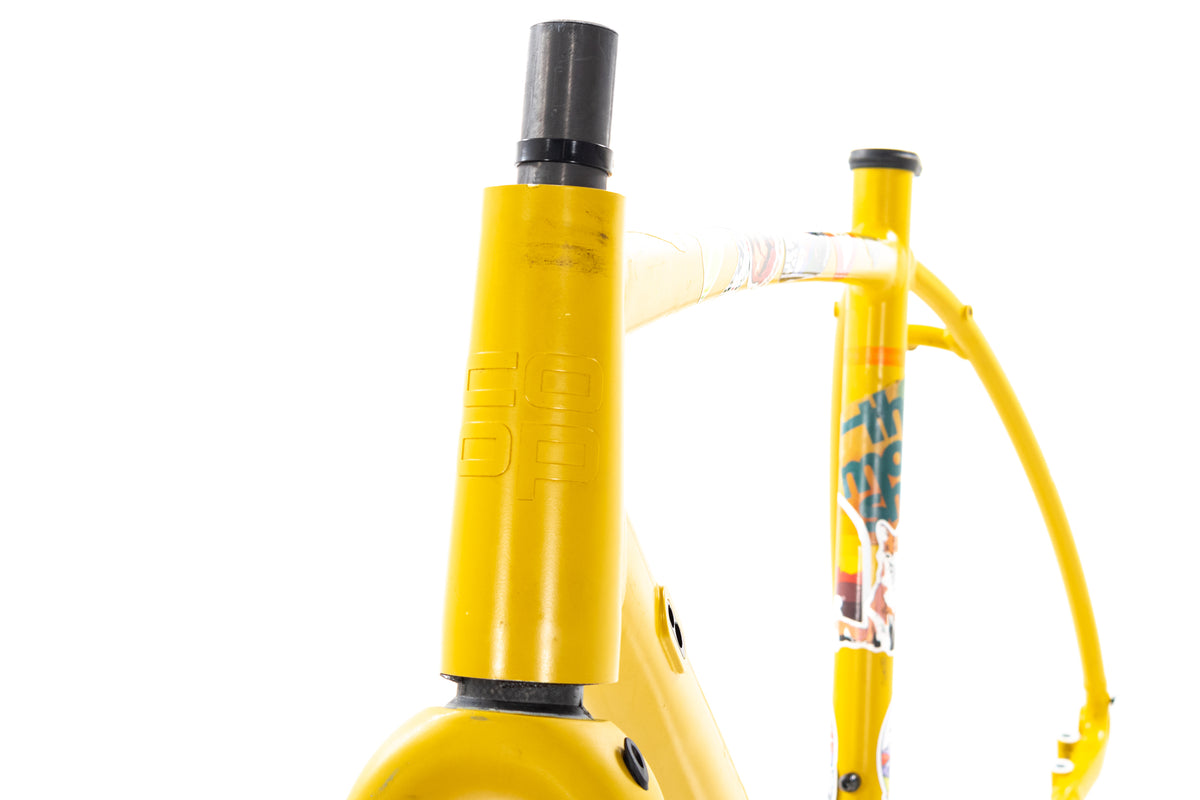 USED REI Co-Op ADV 2.3 Large Gravel Bike Frame Aluminum w/ Carbon Fork 12mm Thru Axle Yellow
